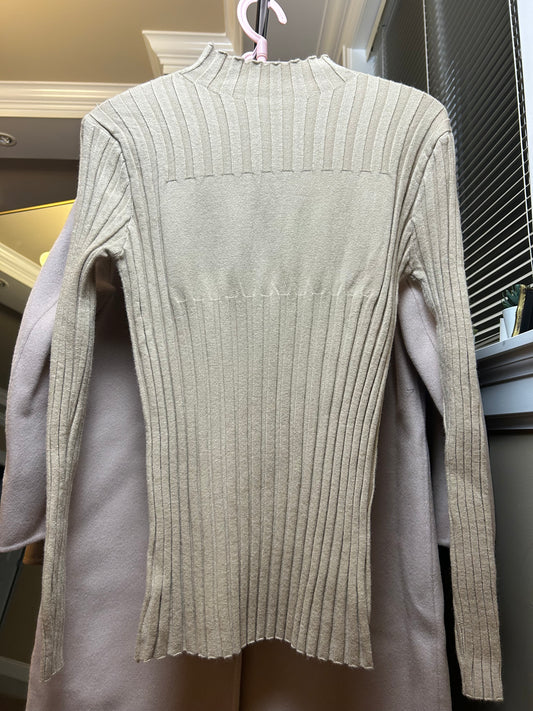 White-Stripe Sweater