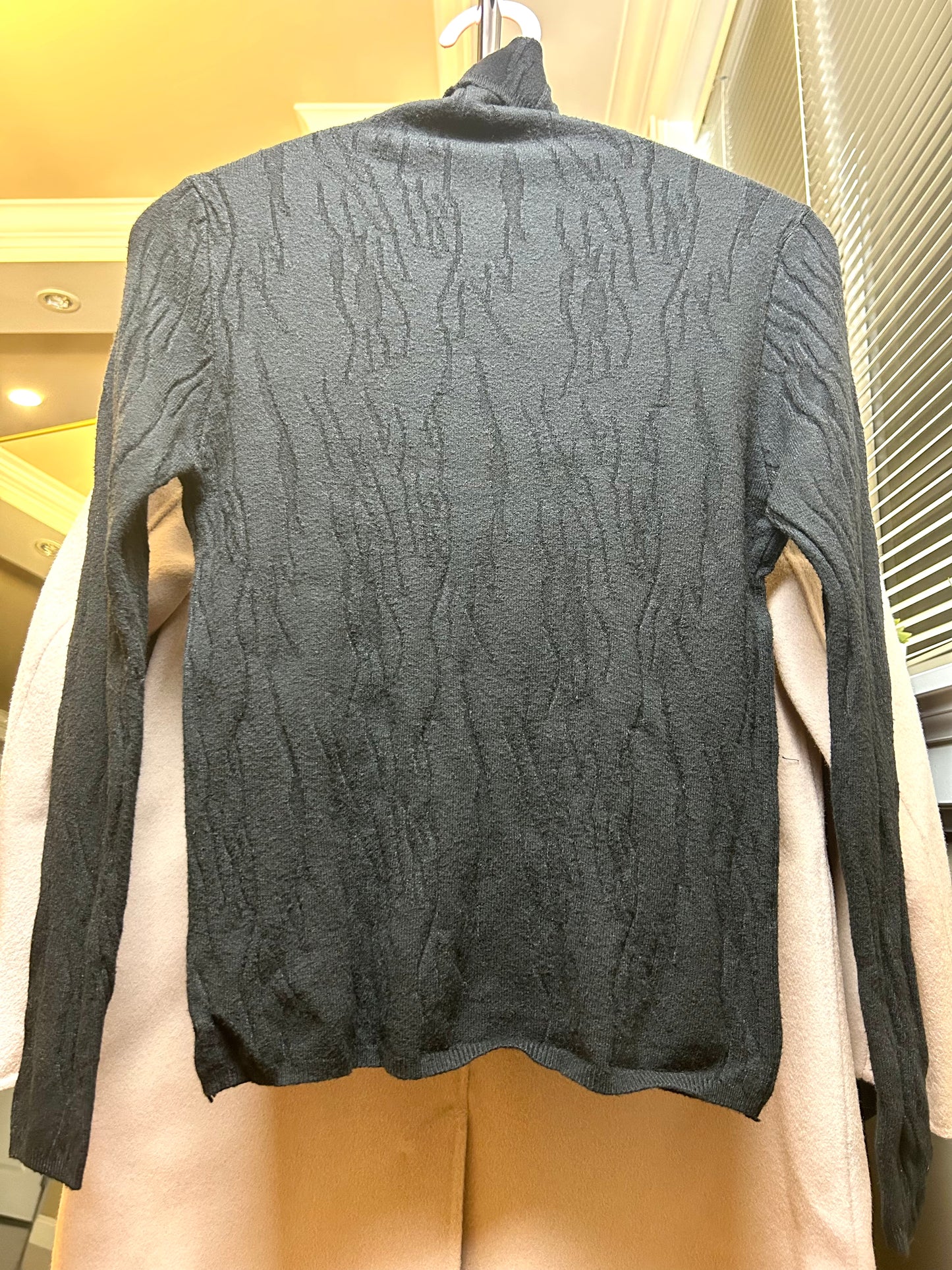 Black Sweater with unique pattern