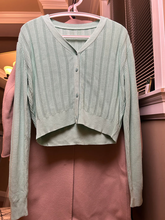 Light green sweater